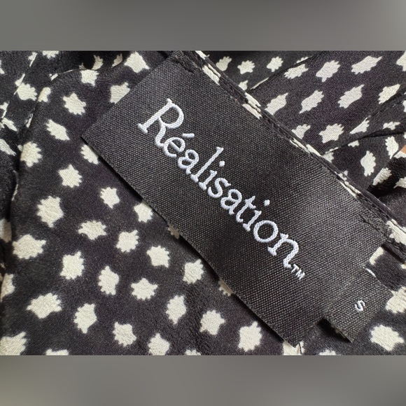 Realisation Stephanie Dress Small Noir Paradiso silk - Picture 14 of 16